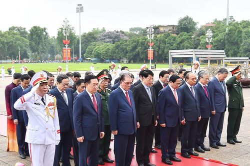 Lãnh đạo Đảng, Nhà nước viếng Chủ tịch Hồ Chí Minh