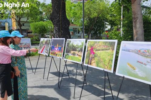 Nghệ An tham gia triển lãm 'Ảnh đẹp du lịch các tỉnh Bắc Trung Bộ mở rộng năm 2024' nhân Kỷ niệm 134 năm ngày sinh Chủ tịch Hồ Chí Minh