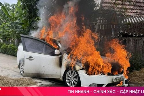 Xác định nguyên nhân vụ cháy xe ô tô tại Hà Tĩnh