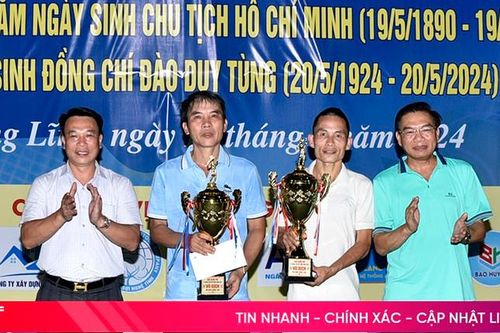 Bế mạc Giải Quần vợt thị xã Hồng Lĩnh mở rộng