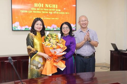Hà Nội thành lập mới thêm một trường trung học cơ sở chất lượng cao