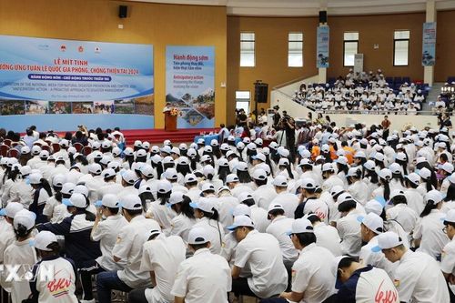 Phú Thọ: Míttinh hưởng ứng Tuần lễ Quốc gia về Phòng, chống thiên tai năm 2024