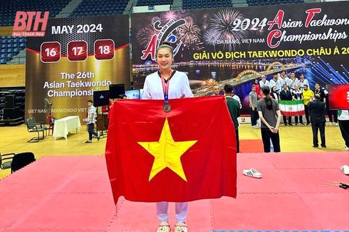 VĐV Phạm Ngọc Châm giành HCĐ tại Giải vô địch Taekwondo châu Á năm 2024