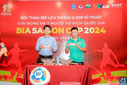 Giải bóng đá 7 người VĐQG Bia Saigon Cup 2024 khu vực miền Nam chính thức khởi tranh