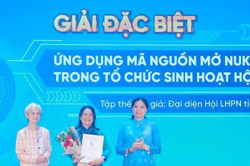 Trao 35 giải cuộc thi 'Ứng dụng Công nghệ thông tin trong tổ chức sinh hoạt Hội'