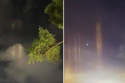 'Cột sáng bí ẩn' trên bầu trời Hà Nội từng xuất hiện ở nhiều nơi, là hiện tượng gì?
