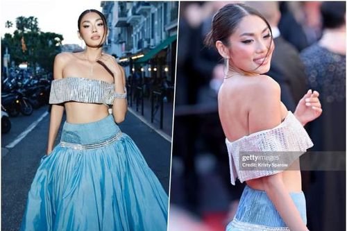 Á hậu Thảo Nhi Lê chính là sao Việt đầu tiên xuất hiện ở Cannes 2024