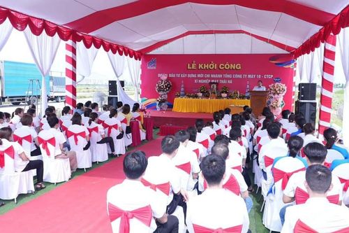 Công ty May 10 khởi công xây dựng công trình đặc biệt dịp sinh nhật Bác