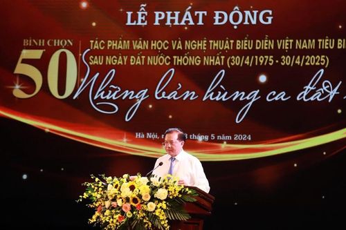 Phát động bình chọn 50 tác phẩm văn học và nghệ thuật biểu diễn Việt Nam sau ngày đất nước thống nhất