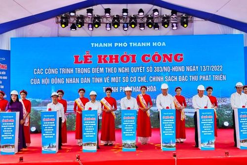 Thành phố Thanh Hóa xây dựng các công trình trọng điểm