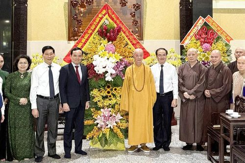 Phó Thủ tướng Trần Lưu Quang thăm, chúc mừng Đại lễ Phật đản tại TPHCM