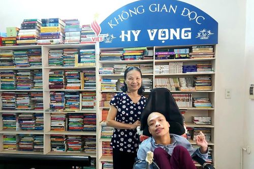 Không gian đọc Hy vọng của chàng trai khuyết tật