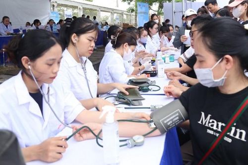 2.500 thanh niên công nhân được khám chữa bệnh miễn phí
