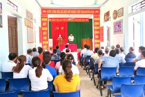 Đảng bộ huyện Thọ Xuân nâng cao chất lượng sinh hoạt chi bộ