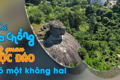 Đá Ba Chồng kỳ quan độc đáo có một không hai