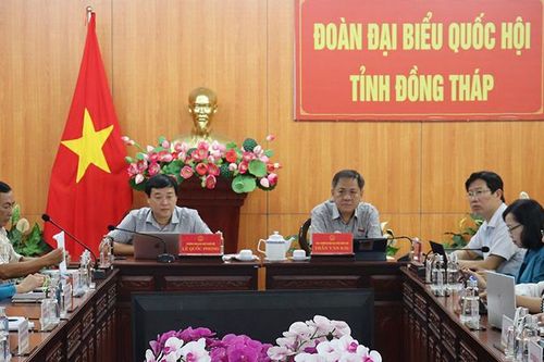 Đại biểu Quốc hội tỉnh Đồng Tháp phát huy vai trò đại biểu Nhân dân