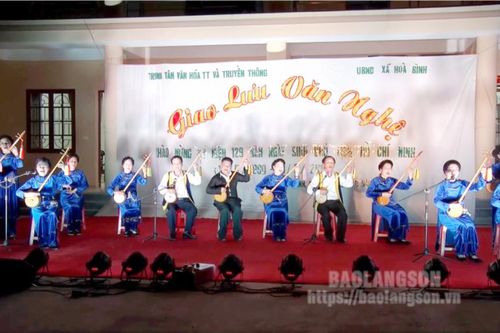 Hình ảnh Chủ tịch Hồ Chí Minh thắm đượm trong các làn điệu dân ca Xứ Lạng