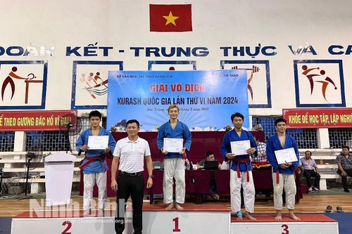 Ninh Bình giành 2 huy chương tại Giải Kurash vô địch quốc gia