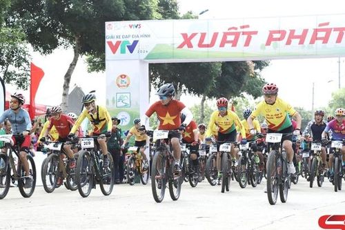 268 vận động viên tham gia Giải đua xe đạp địa hình VTV Cup 2024 tại Vân Hồ