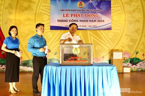 Phát động, ủng hộ Quỹ Mái ấm công đoàn trên 98 triệu đồng