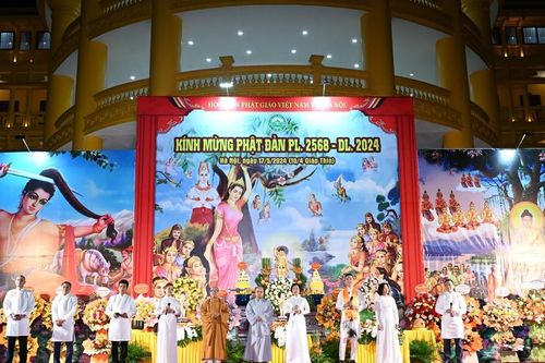 Học viện Phật giáo VN tại Hà Nội tổ chức Đại lễ Phật đản Phật lịch 2568