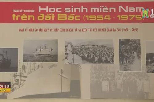 Trưng bày chuyên đề 'Học sinh miền Nam trên đất Bắc'