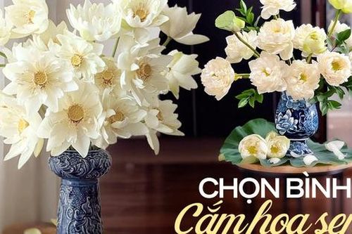 Cách lựa chọn bình cắm hoa sen đẹp 'vạn người mê' đơn giản và dễ dàng, đảm bảo chị em nào cũng trổ tài được