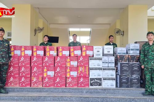 Thu giữ số lượng lớn rượu ngoại ở khu vực biên giới