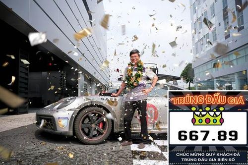 Chủ xe Porsche 911 Dakar hơn 16 tỷ tậu biển 19A-667.89 hơn 800 triệu