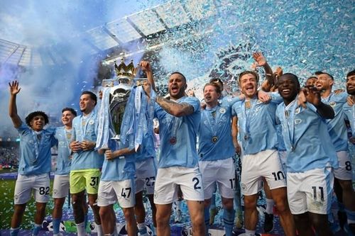 Chùm ảnh: Man City vô địch, làm nên lịch sử Ngoại hạng Anh