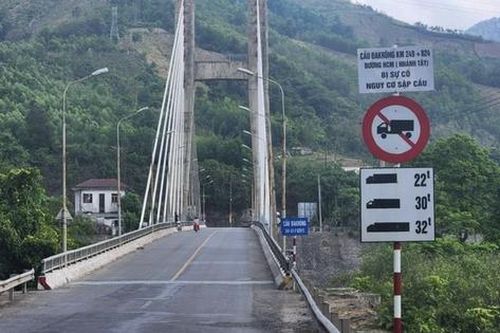 Cầu treo Đakrông gặp sự cố nguy hiểm