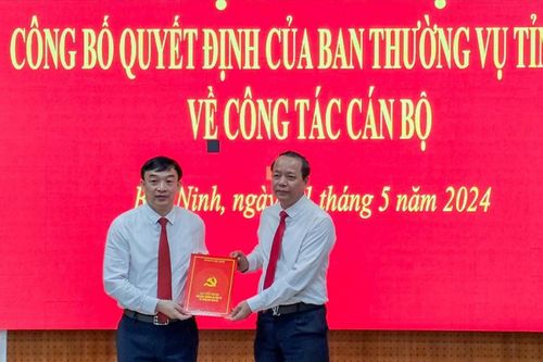 Bắc Ninh bổ nhiệm Trưởng ban Tuyên giáo Tỉnh ủy