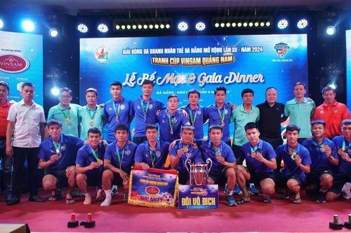 Giải bóng đá doanh nhân trẻ Đà Nẵng đã tìm ra 2 đội vô địch