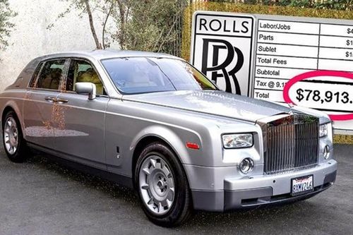 Rolls-Royce Phantom cũ giá rẻ, nhưng hóa đơn sửa chữa 'ngã ngửa'