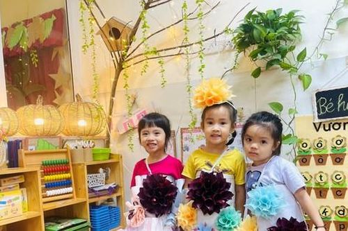 Trẻ mầm non sáng tạo với thời trang tái chế