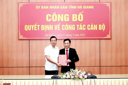 Bổ nhiệm ông Bùi Quang Trí làm Giám đốc Sở GD&ĐT Hà Giang