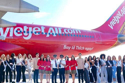 Vietjet đưa Top 28 Hoa hậu Hoàn vũ Australia khám phá Việt Nam tươi đẹp