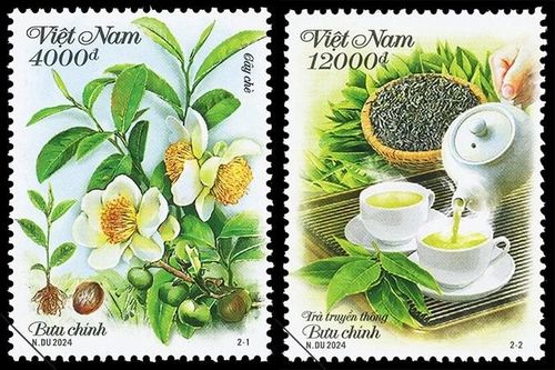 Phát hành bộ tem 'Cây chè,' quảng bá văn hóa trà của người Việt Nam