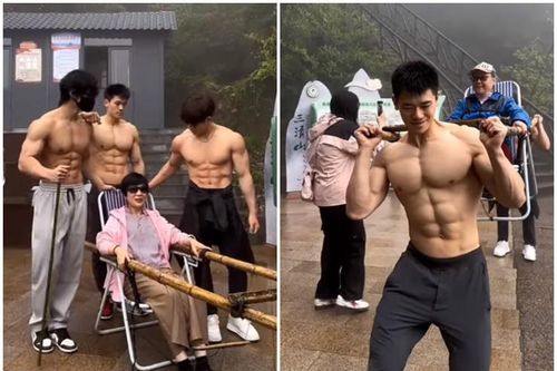 Dàn trai 6 múi trẻ măng giúp các quý bà 'chữa lành' trên núi gây bão MXH
