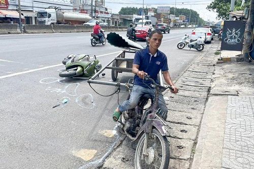 Tạm giữ tài xế ba gác chở tôn chạy ngược chiều, gây tai nạn chết người