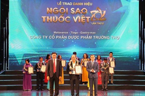 'Ngôi sao Thuốc Việt' vinh danh 3 sản phẩm của dược phẩm Trường Thọ