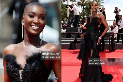 Mỹ nhân đầu trọc - Miss Grand Pháp 2024 tỏa sáng như 'ngọc trai đen' tại Cannes