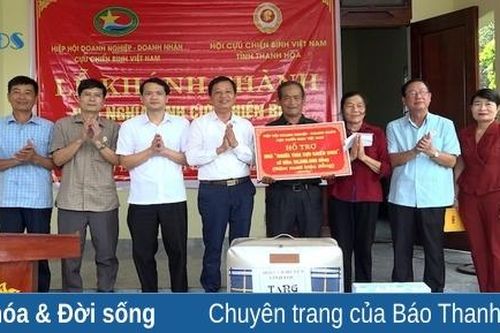Hội Cựu chiến binh huyện Vĩnh Lộc khánh thành nhà 'Nghĩa tình Cựu chiến binh'