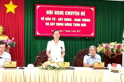 An Phú gỡ khó về đầu tư, giao thông và xây dựng nông thôn mới