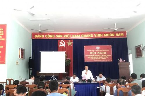 UBMTTQ Việt Nam tỉnh: Lấy ý kiến cộng đồng về Dự án Đường ven biển từ xã Vạn Lương, huyện Vạn Ninh đi thị xã Ninh Hòa