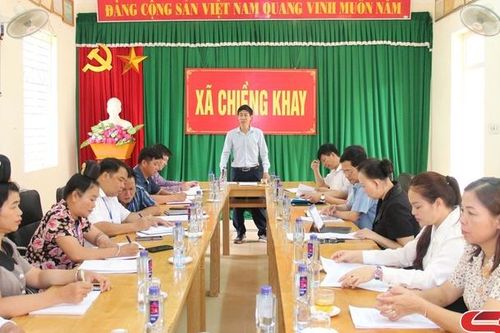 Tổ công tác của Ban Chỉ đạo 396 nắm tình hình tại huyện Quỳnh Nhai