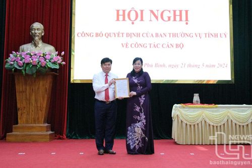 Đồng chí Dương Quang Bạo giữ chức Phó Bí thư Thường trực Huyện ủy Phú Bình