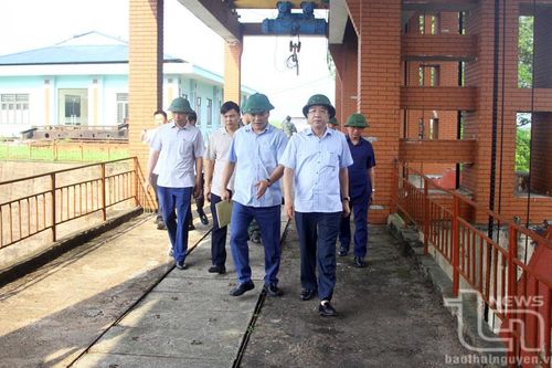Lãnh đạo tỉnh Thái Nguyên kiểm tra công tác phòng, chống thiên tai