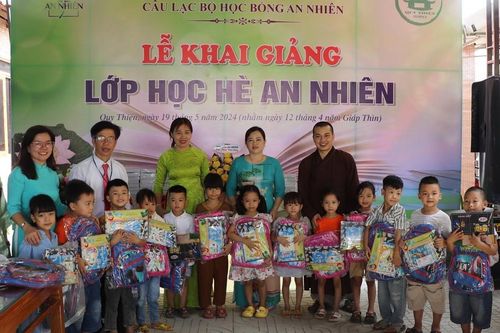 Chùa Quy Thiện (H.Hải Lăng, Quảng Trị) khai giảng lớp học hè An Nhiên