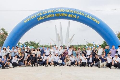 Đoàn chương trình Caravan 'Dấu chân review' thăm quan dự án Khu đô thị Ân Phú